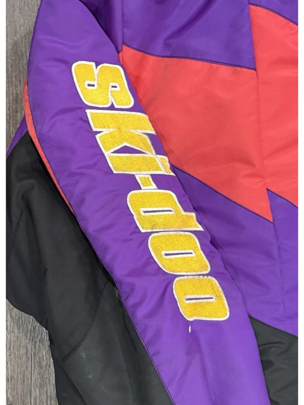 Vtg Ski-Doo Bombardier Jacket Mens Size Xtra Large Snowmobile XL Shark tooth - Picture 2 of 16